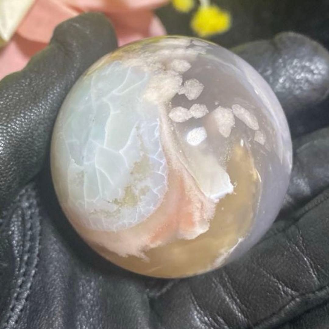 グリーン桜瑪瑙 スフィア 46mm