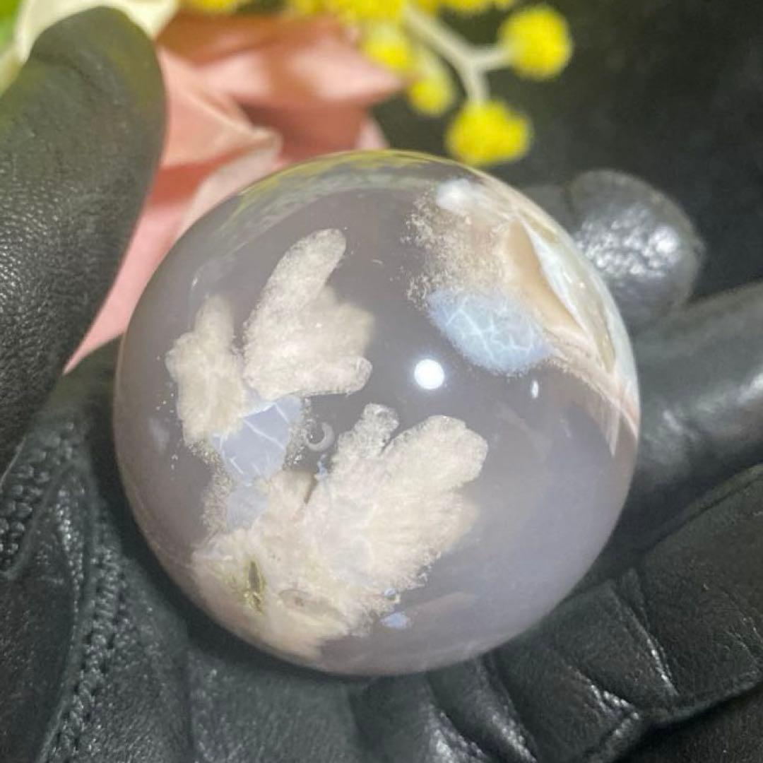 グリーン桜瑪瑙 スフィア 46mm