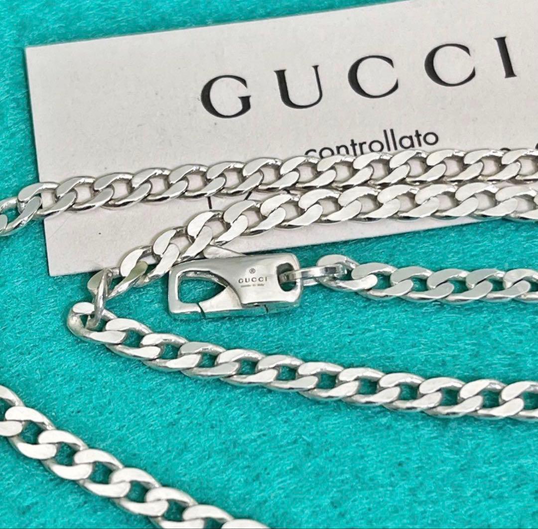 極美品‼️GUCCI 3.7ミリ　喜平チェーンネックレス