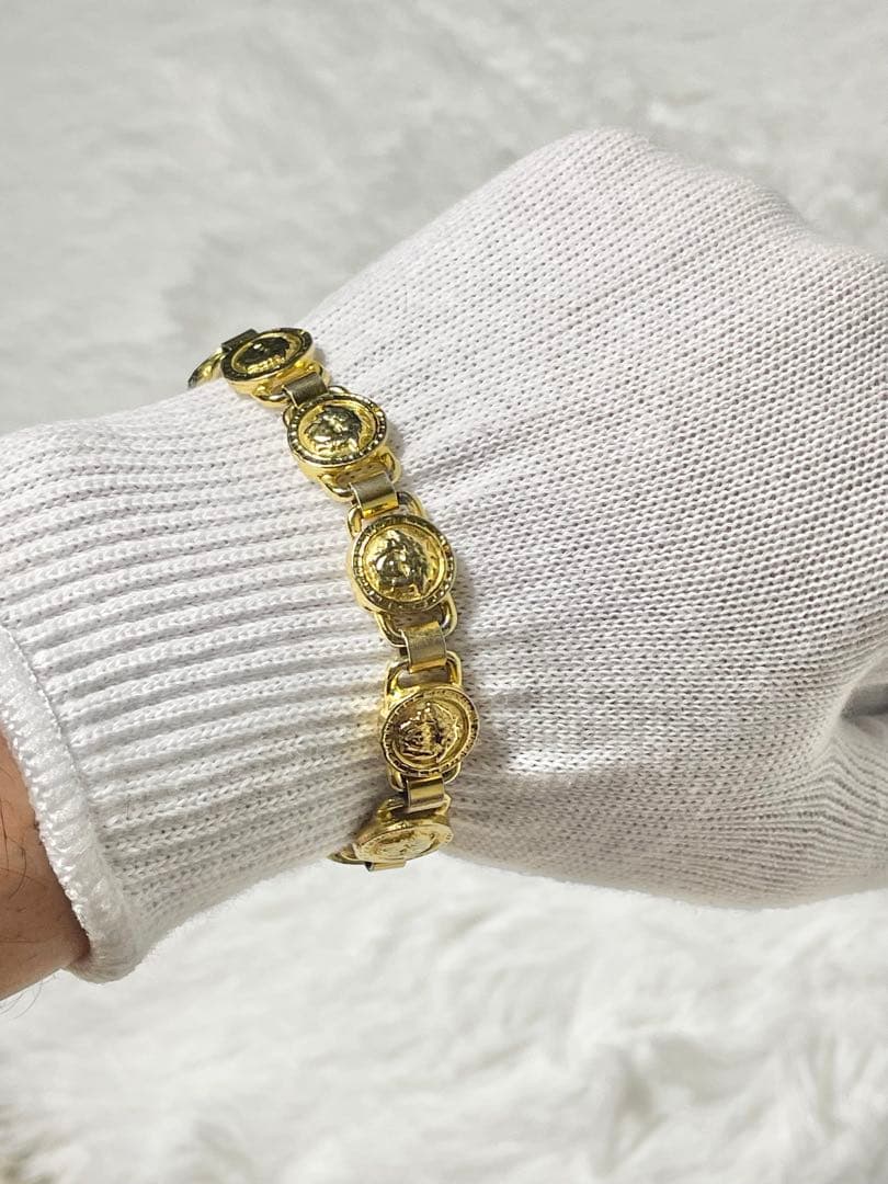 美品　GIANNI VERSACE メデューサ ブレスレット 箱・保存袋付き