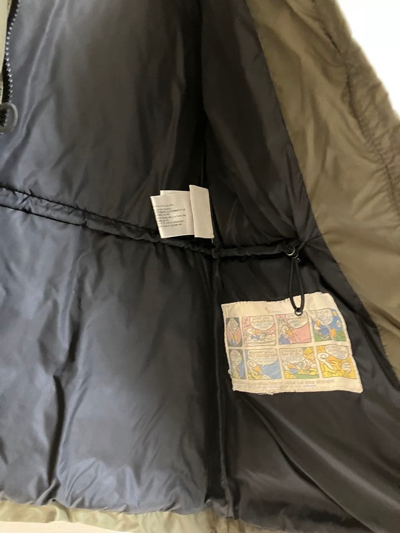 【美品】MONCLER オリーブ ダウンジャケット フード付き