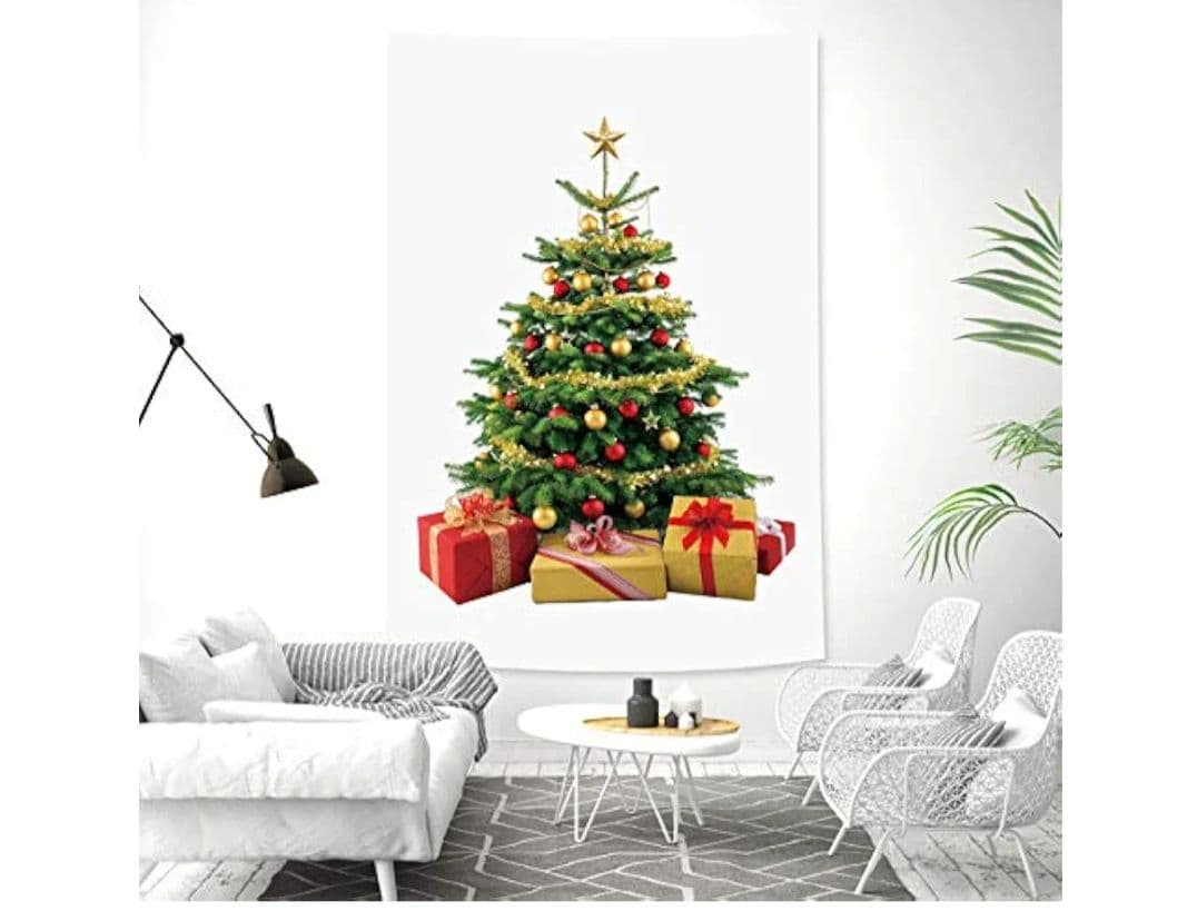 タペストリー クリスマスツリー 94cm✕72cm