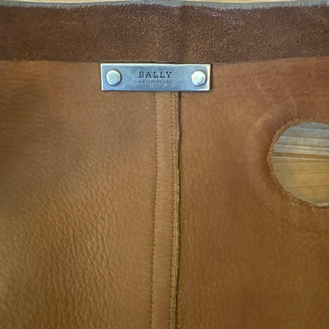 BALLY 革ジャケット　レザージャケット　ウエスタン　フリンジ
