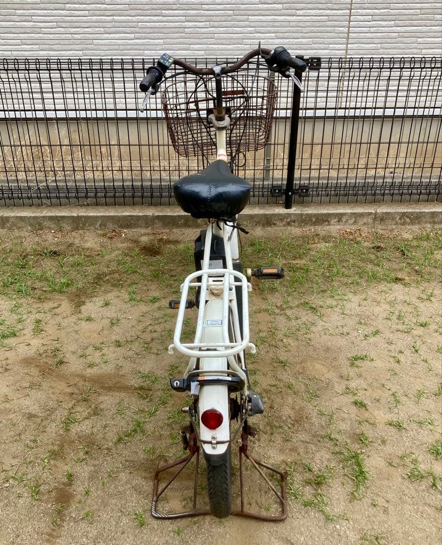 2万円支払済新品のチェーンに交換済み ヤマハPasBaby 電動アシスト自転車