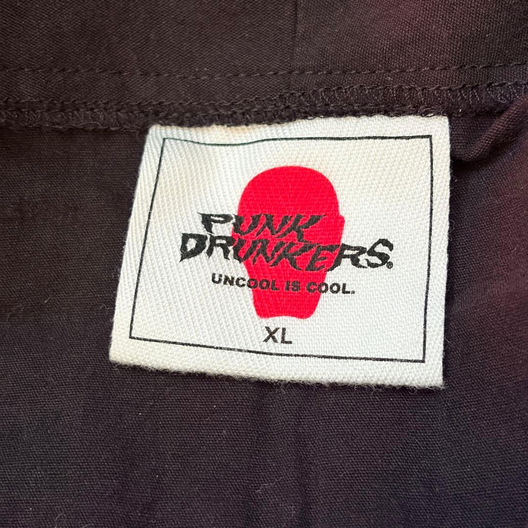 ◆完売品◆PUNK DRUNKERS × けみ芥見 鯉口シャツ XL