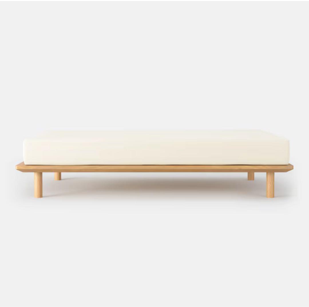 【無印良品】MUJI セミダブル ベッドフレーム オーク