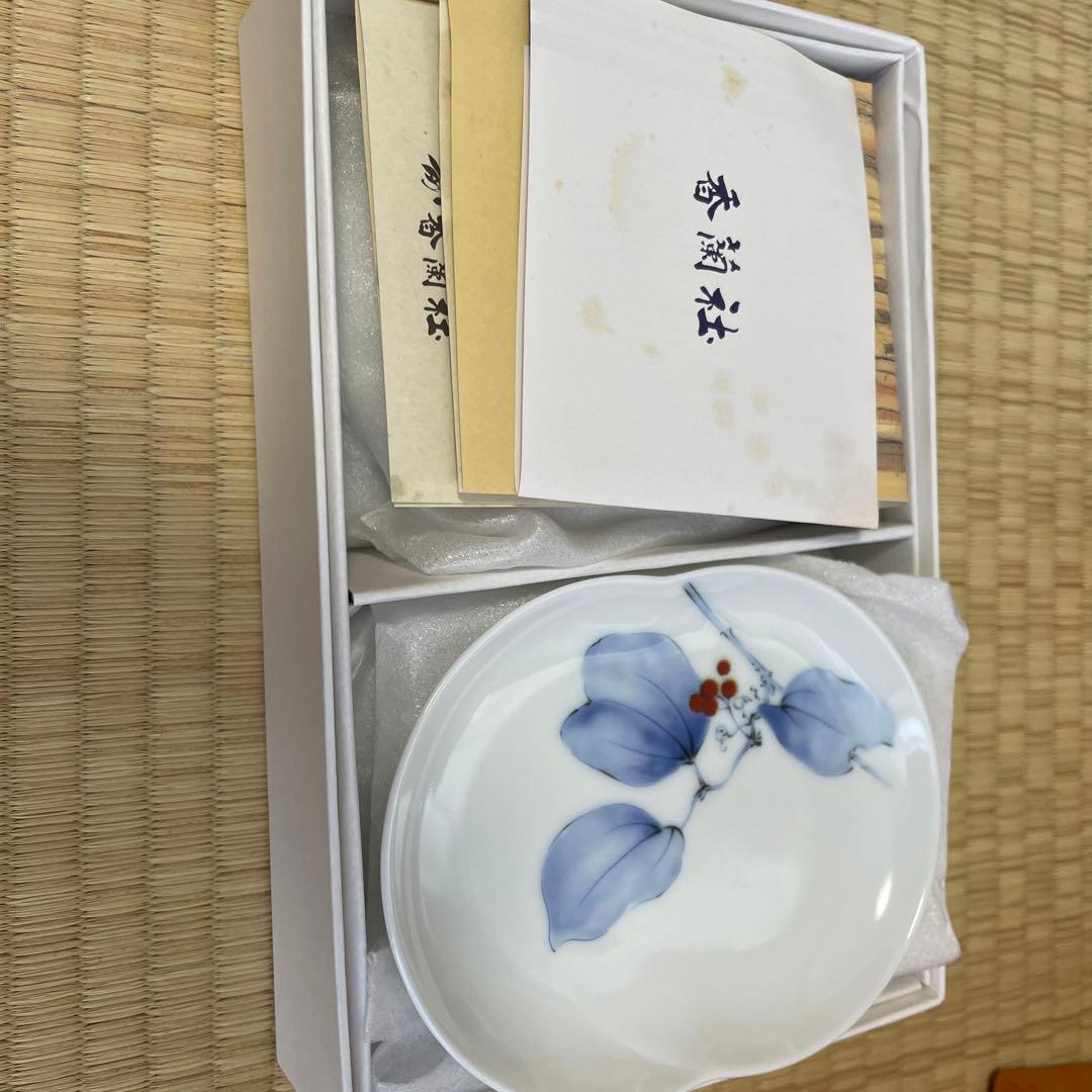 香蘭社　KORANSHA 花柄 磁器皿 6枚入り