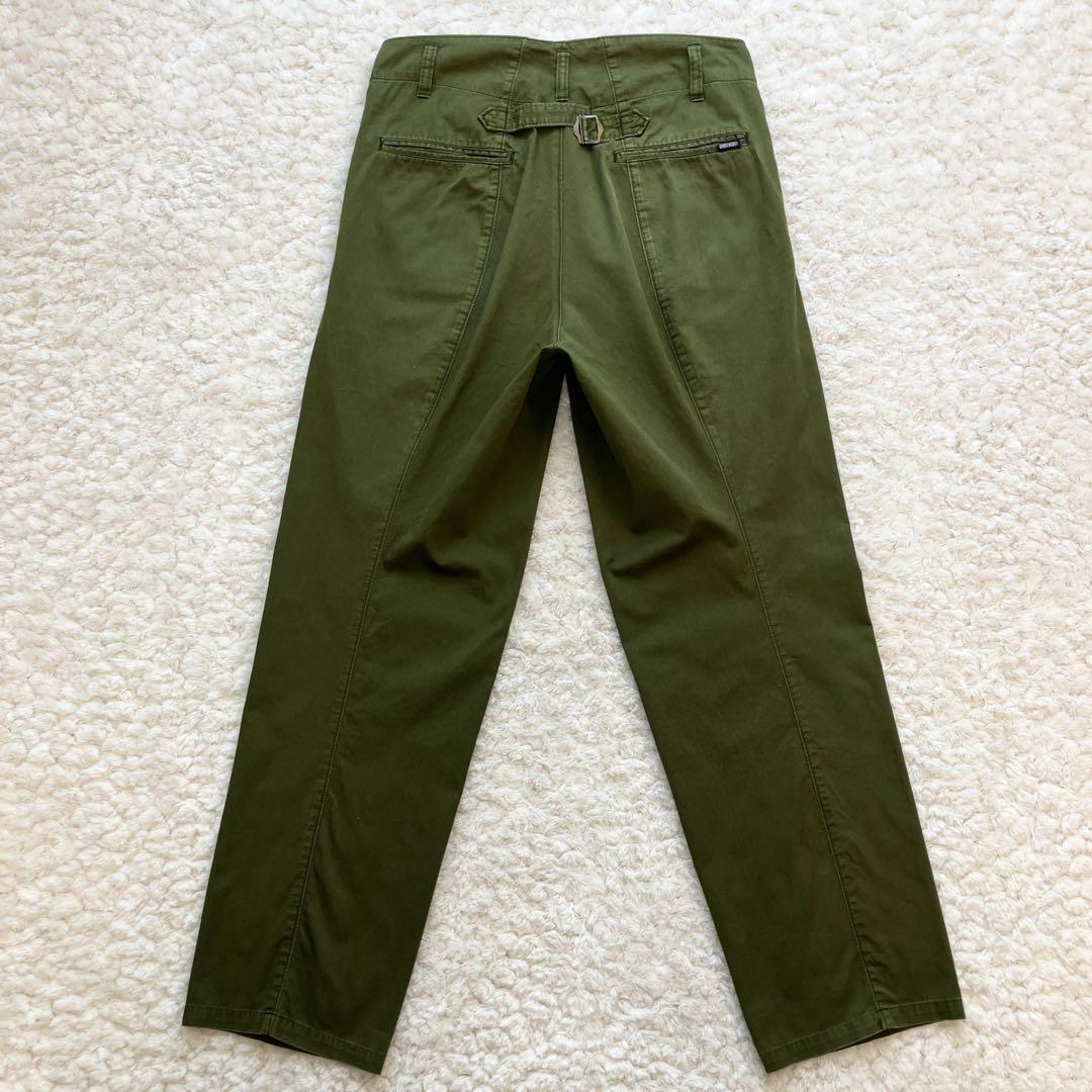 美品 90s初期 GOODENOUGH 立体裁断シンチバックパンツ M 裏原