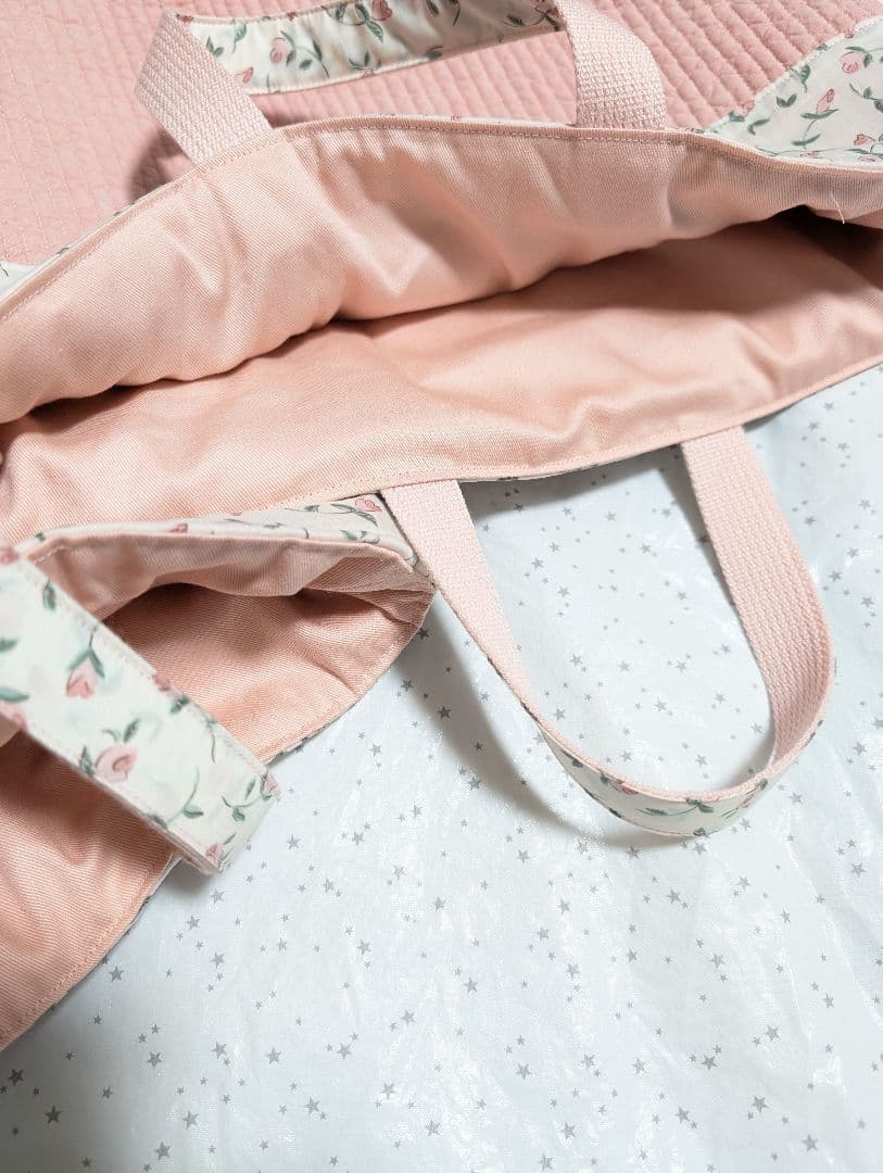リバティ　フローラ×ヌビ　レッスンバッグ上履き入れ体操服