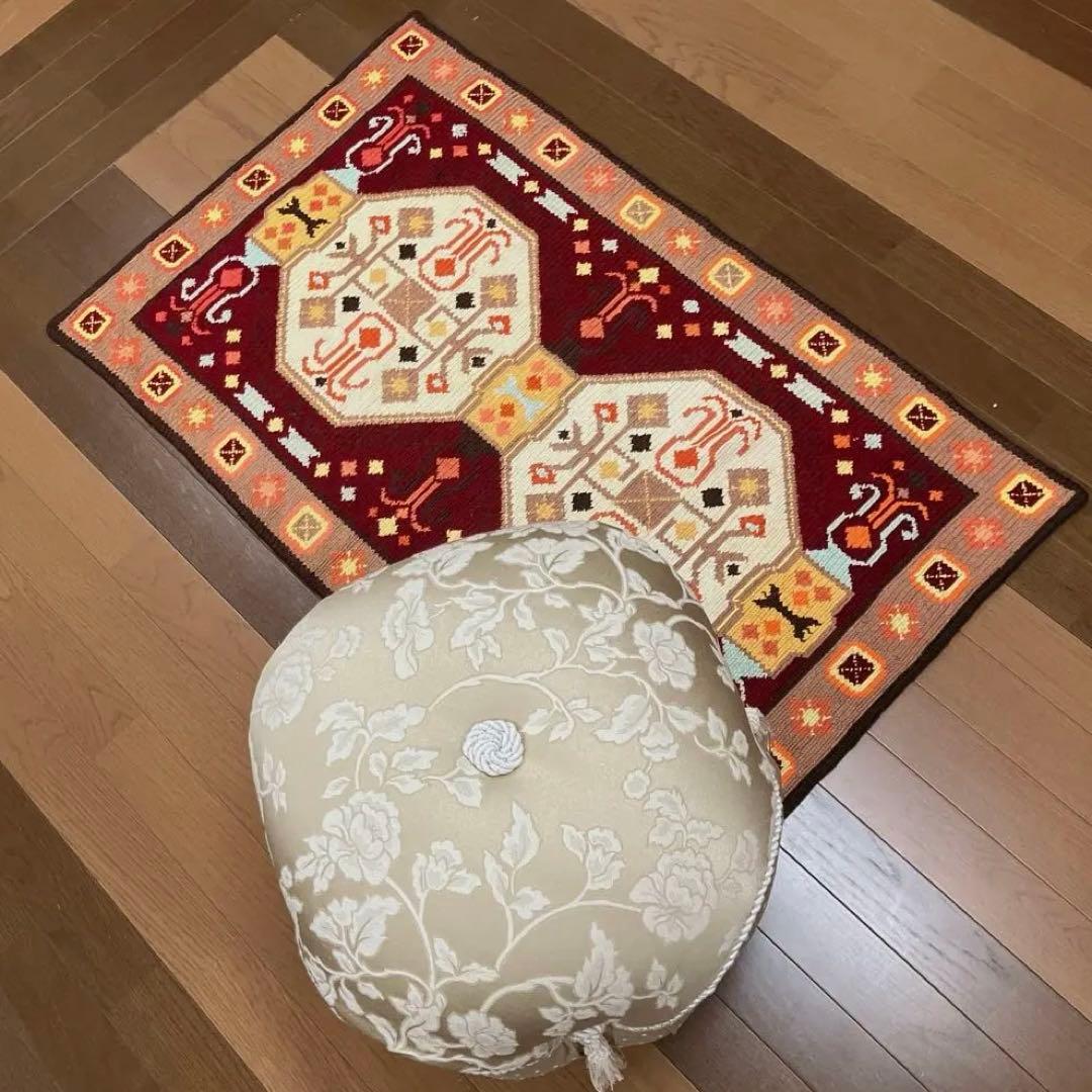 トルコキリムヴィンテージ キリム67cmx110cm 手編み