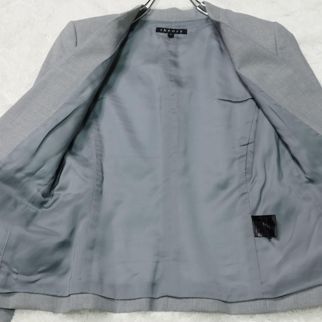 セオリー　パンツ　スーツ　セットアップ　ノーカラー　サイズ0 LANAI