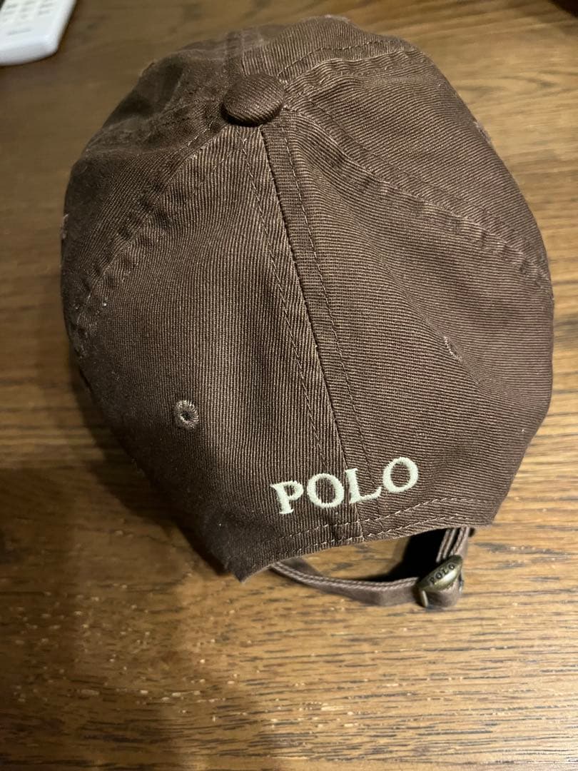 正規品✴︎polo ralphlaurenブラウン キャップ 帽子