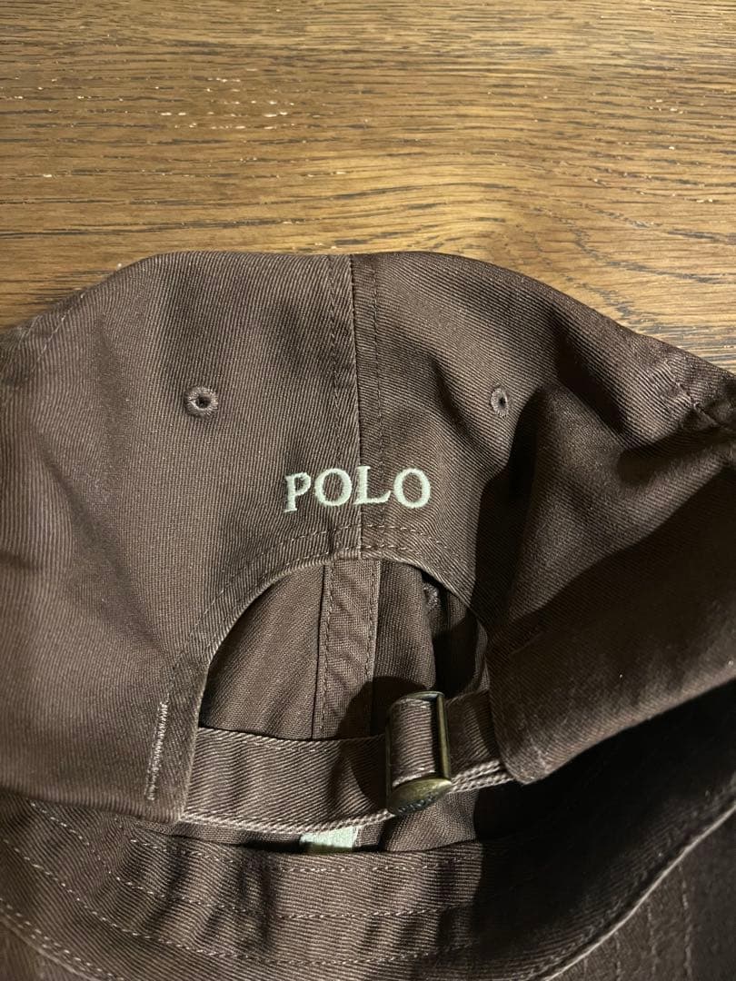 正規品✴︎polo ralphlaurenブラウン キャップ 帽子