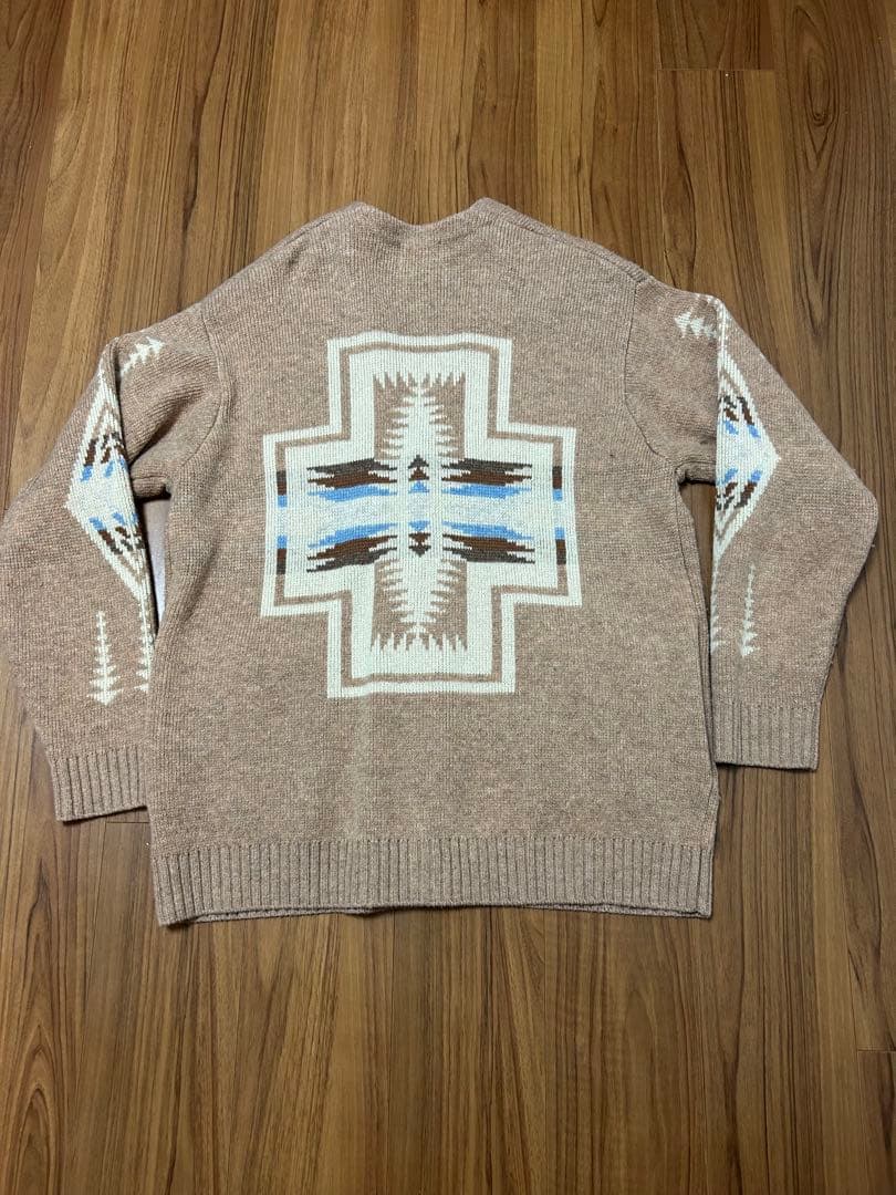 Pendleton ベージュ カーディガン L