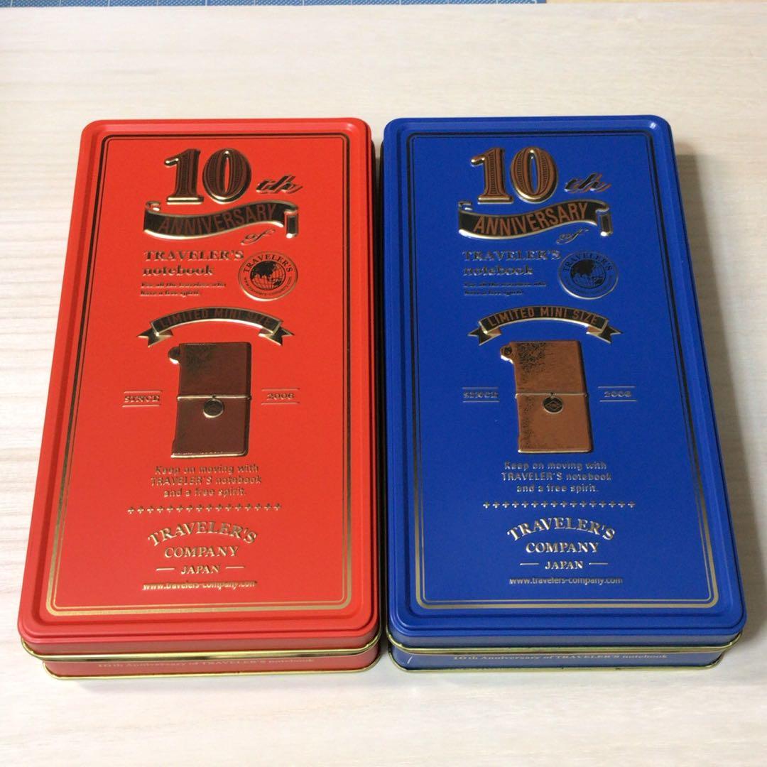 ☘️ トラベラーズノート ミニ 10周年 缶セット 10th パンナム まとめ売り