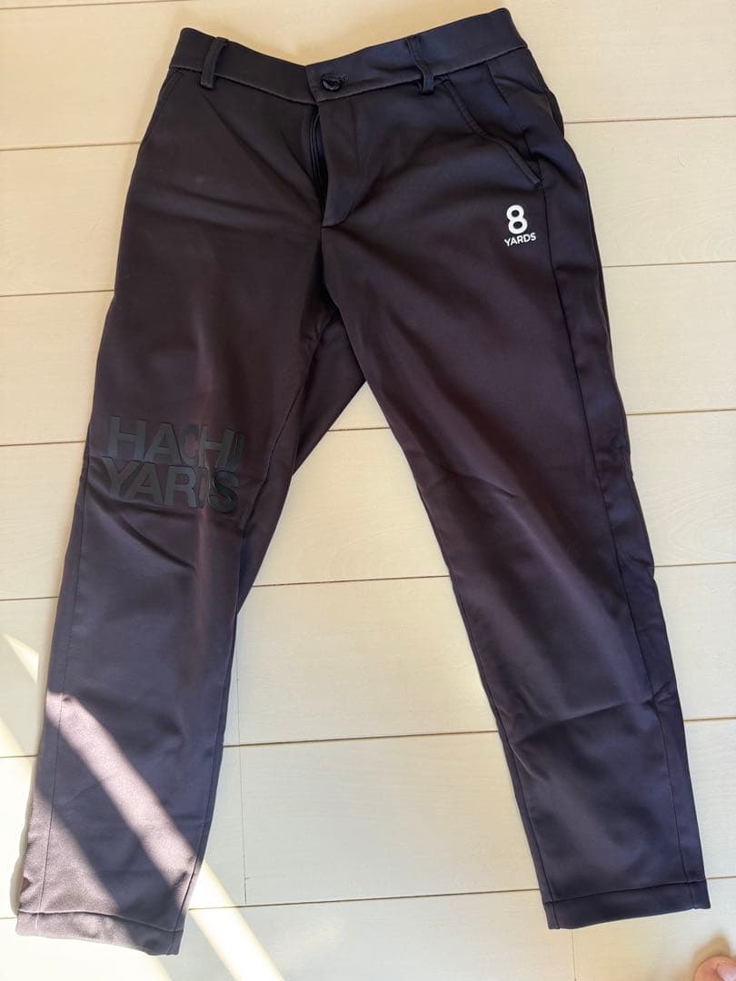 HACHI YARDS ブラックパンツ スリムフィット