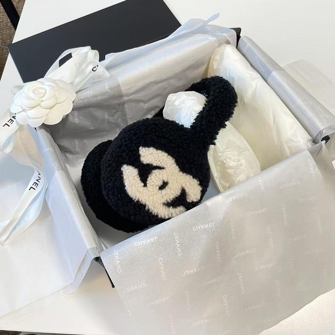 25B CHANEL シャネル　イヤーマフ　ブラック