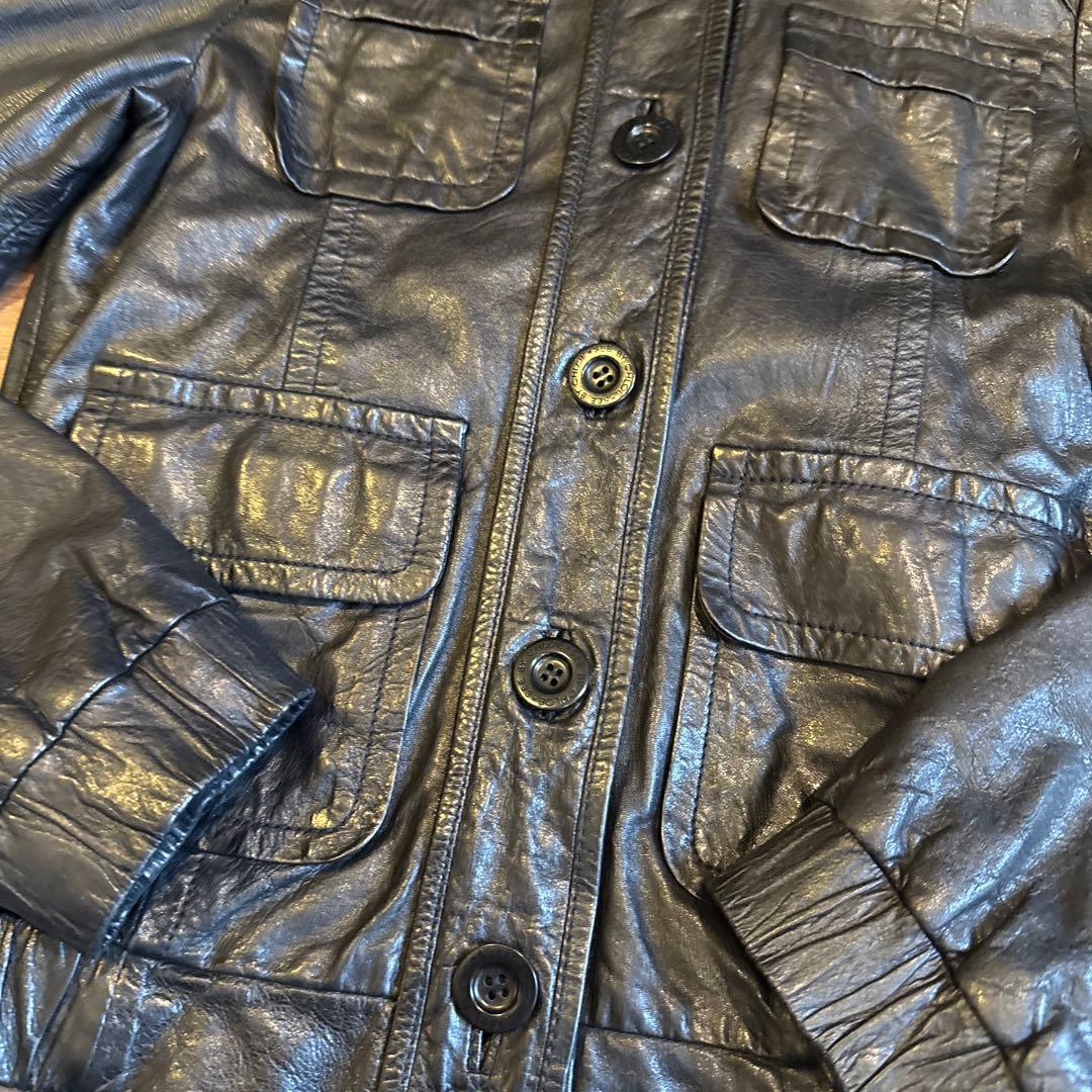 SEE BY CHLOÉ ブラックレザージャケット 38