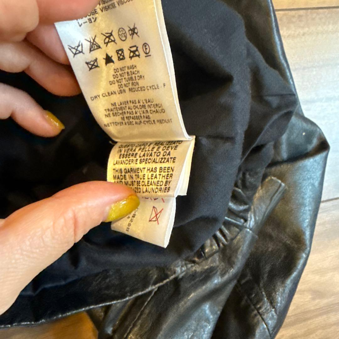 SEE BY CHLOÉ ブラックレザージャケット 38