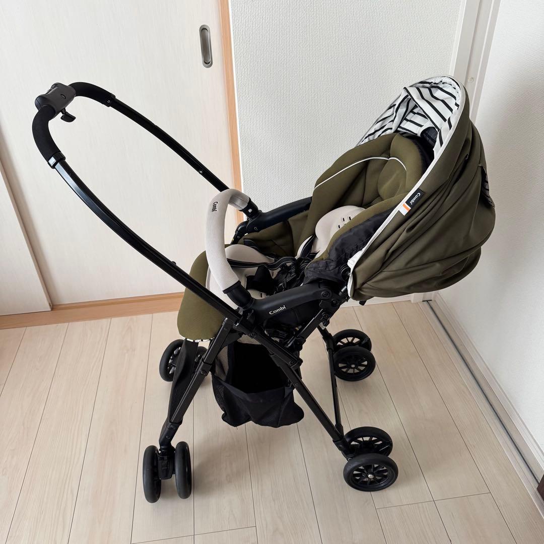 【極美品】Combi ベビーカー メチャカルハンディ α エッグショック