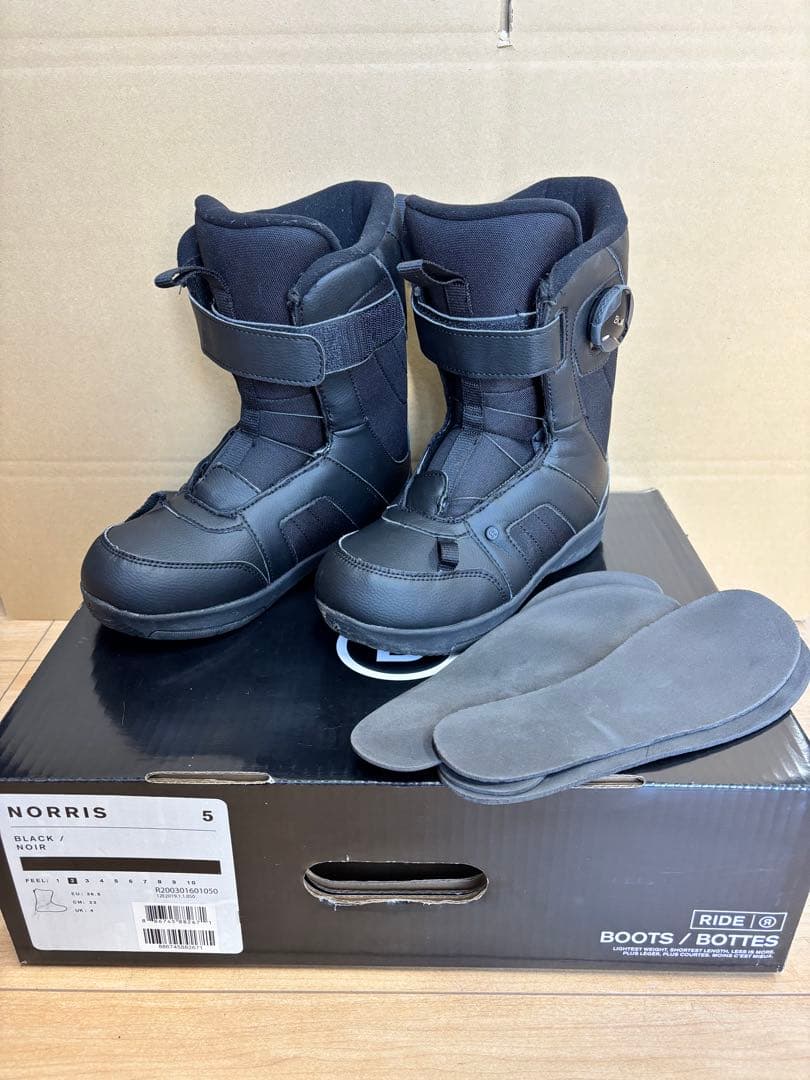 RIDE NORRIS ジュニア用スノーボードブーツ 23cm