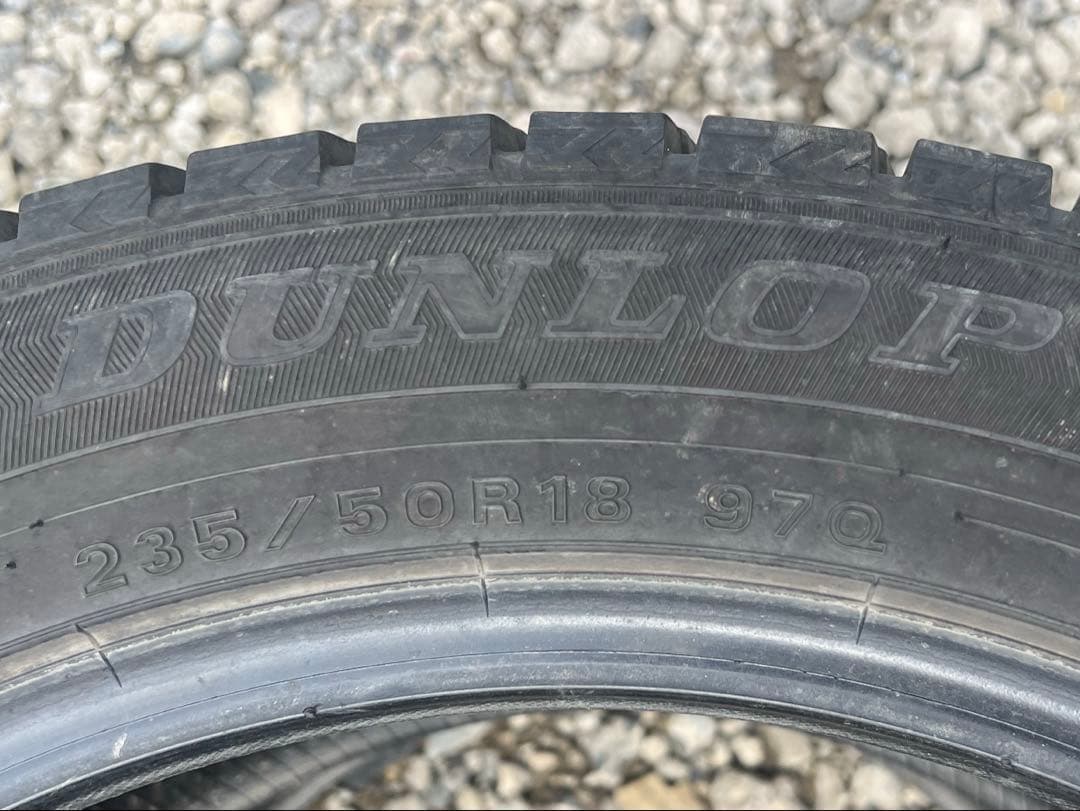 ダンロップ　ウィンターマックス　wm02 235/50r18 21年製　2本のみ