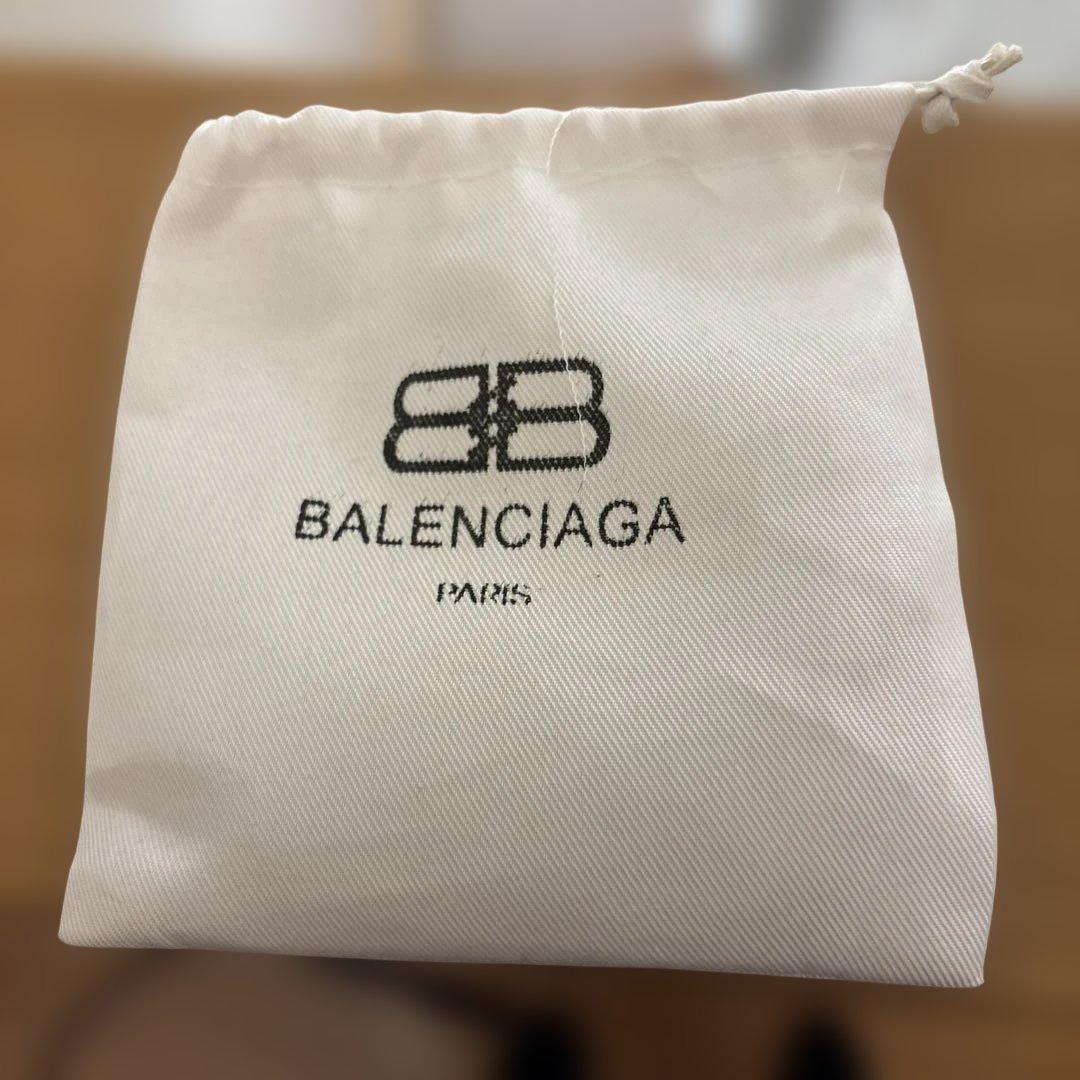 BALENCIAGA ブラック ベルト BBロゴ