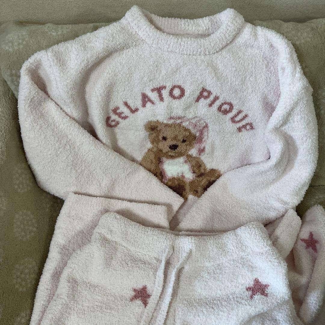 美品♪ GELATO PIQUE テディベアルームウェアセット　長袖　長ズボン