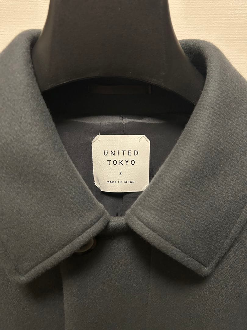 UNITED TOKYO 　グレー ステンカラーコート