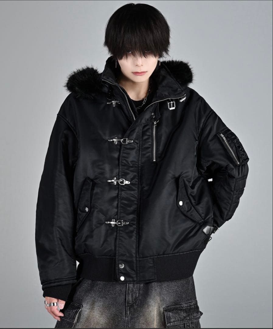 ADRER N2B フライトジャケット ブラック 新品・未使用 L ダウン