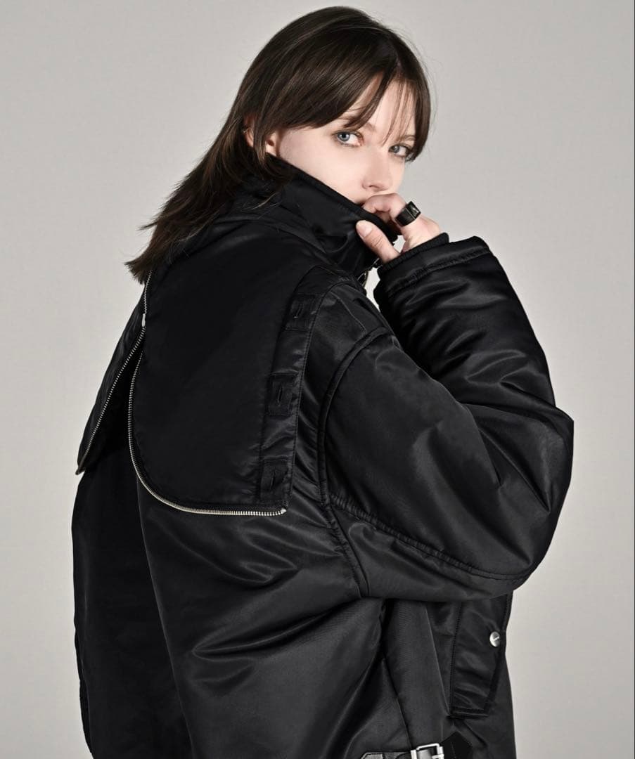 ADRER N2B フライトジャケット ブラック 新品・未使用 L ダウン