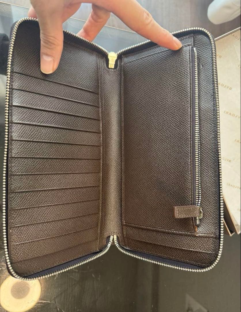 【最終価格】Bvlgari ダークブラウン 長財布