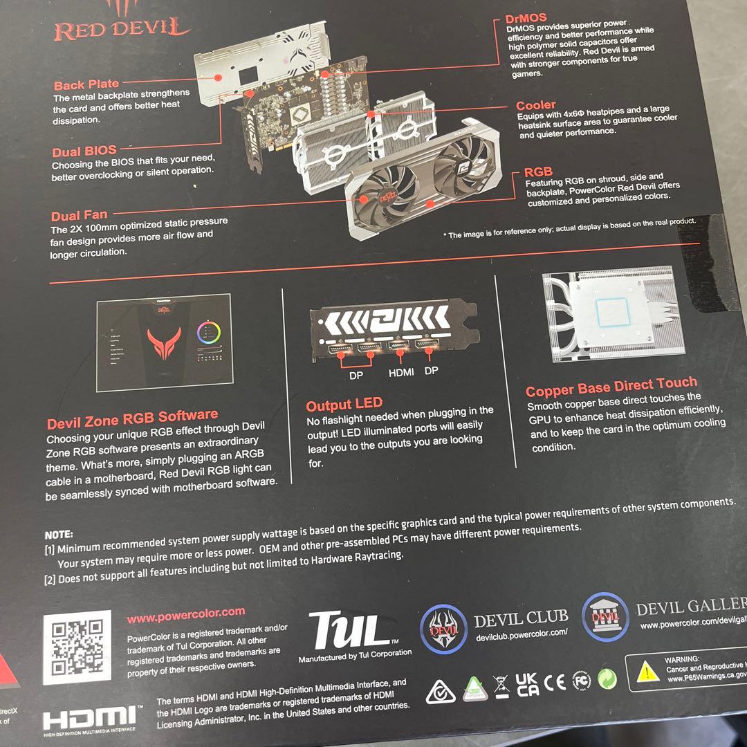 未使用AMD Radeon RX 6600XT 8GB
