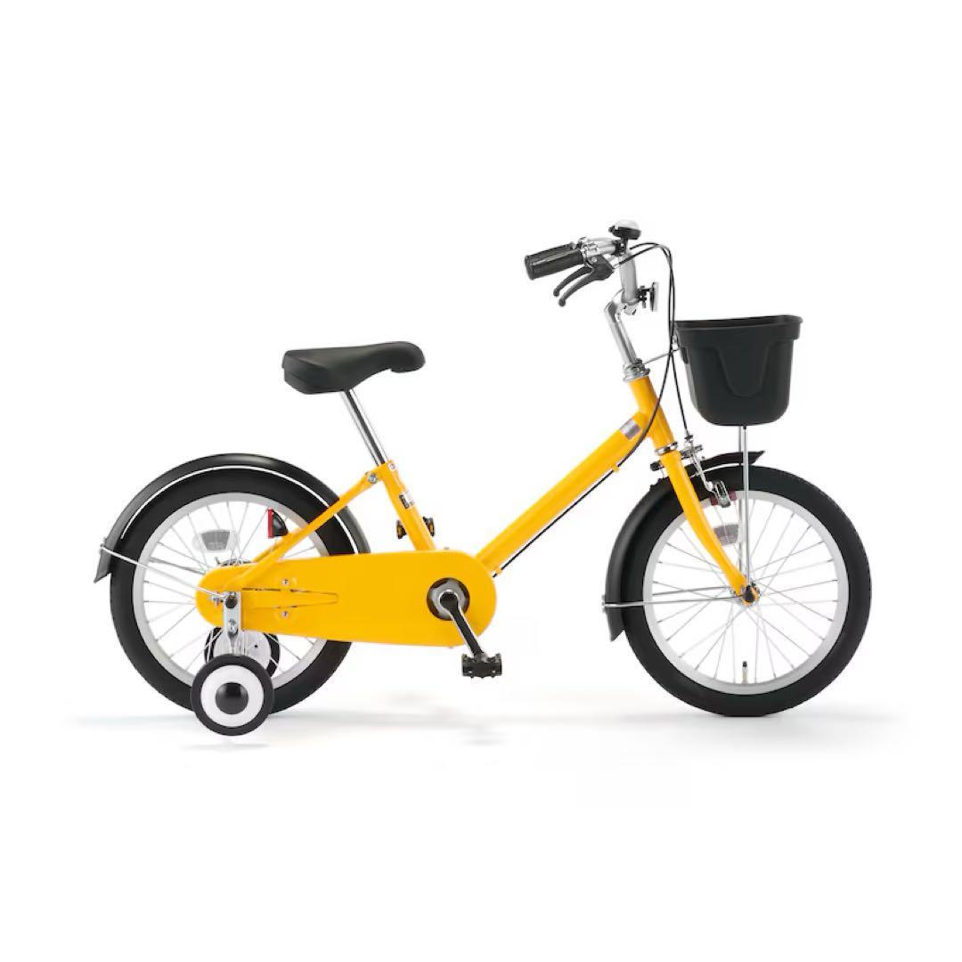 無印良品　子ども用自転車　16インチ　イエロー
