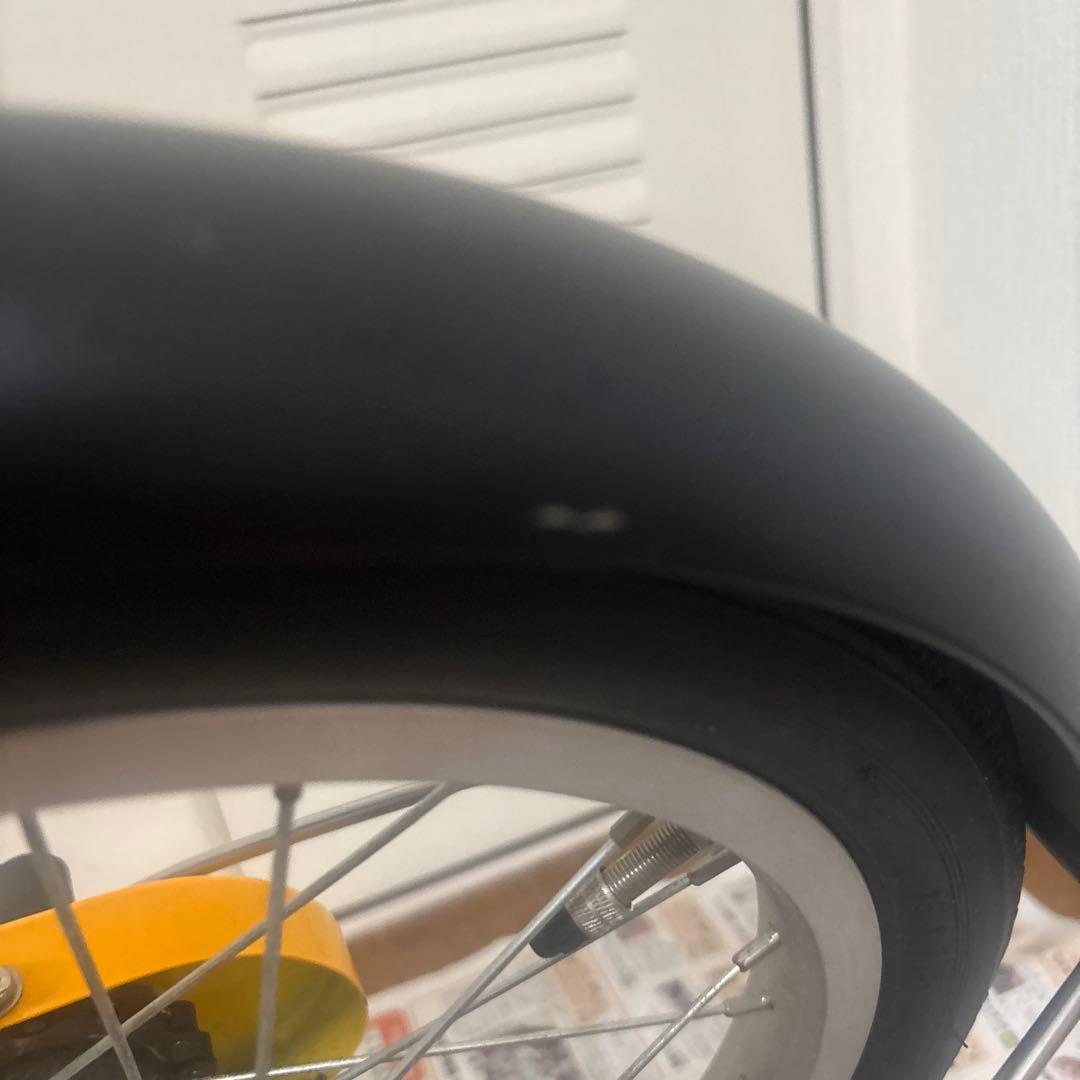 無印良品　子ども用自転車　16インチ　イエロー