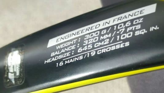 バボラ アエロプロドライブ 2013年モデル　G2 テニスラケット