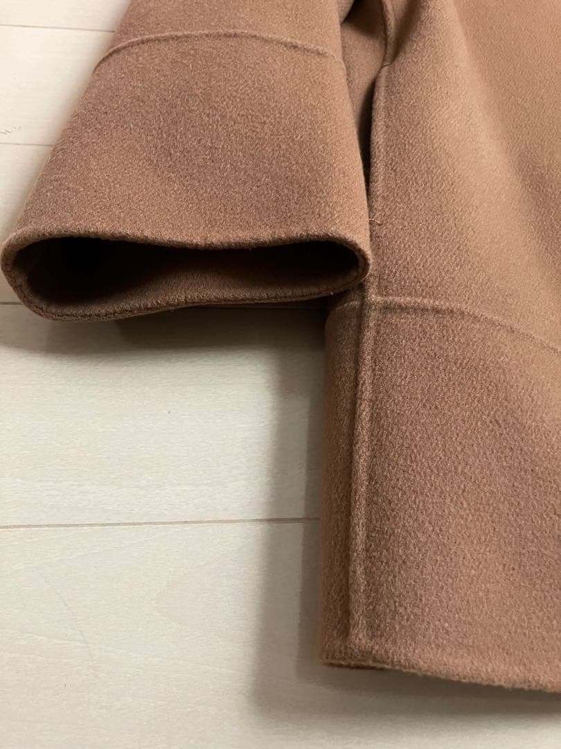 S MaxMara キャメルフードコート