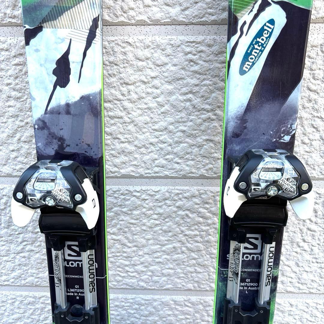 【最終値下げ】 salomon サロモン スキー板 169 ツアービンディング