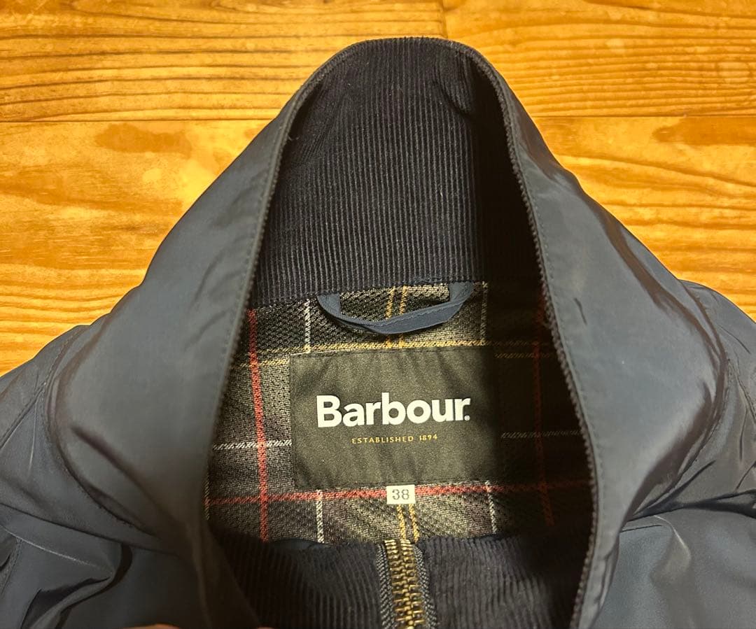 Barbourユナイテッドアローズ別注GLRスタンドビデイルネイビー38正月特価