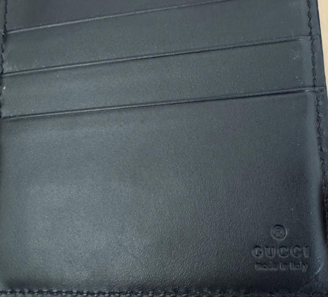 GUCCI 二つ折り財布　マネークリップ財布
