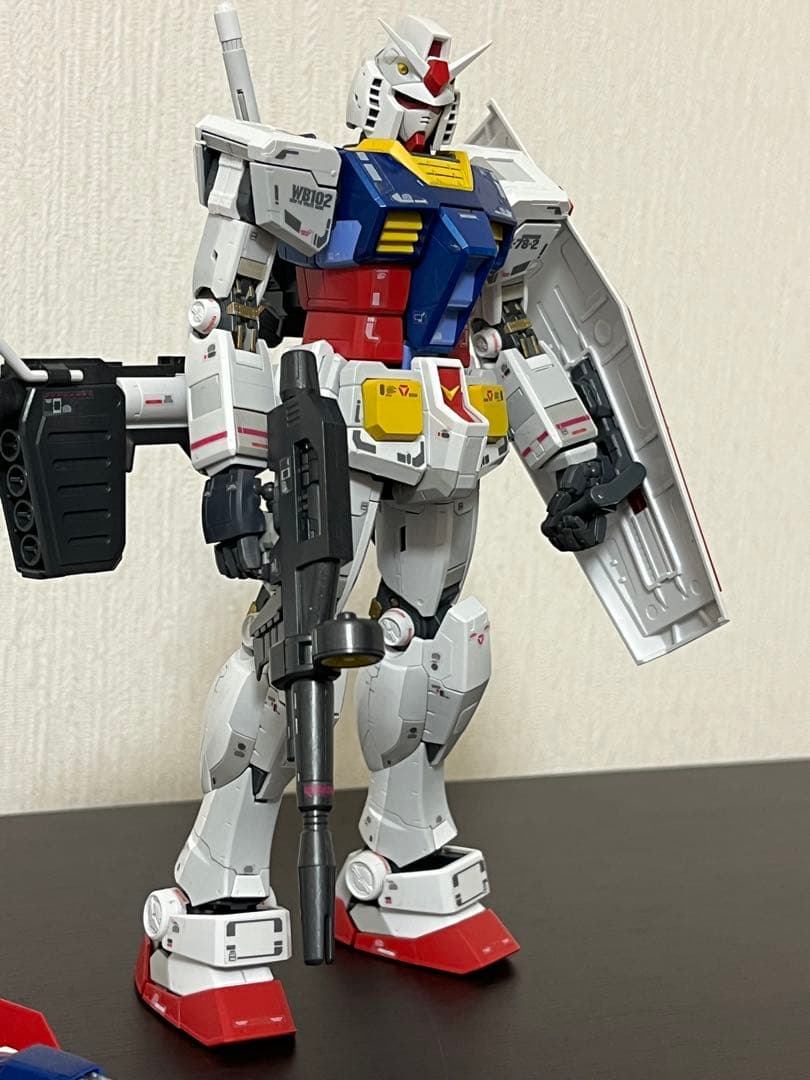 た*う様 MG RX-78-2 ガンダム 1/100 部分塗装完成品