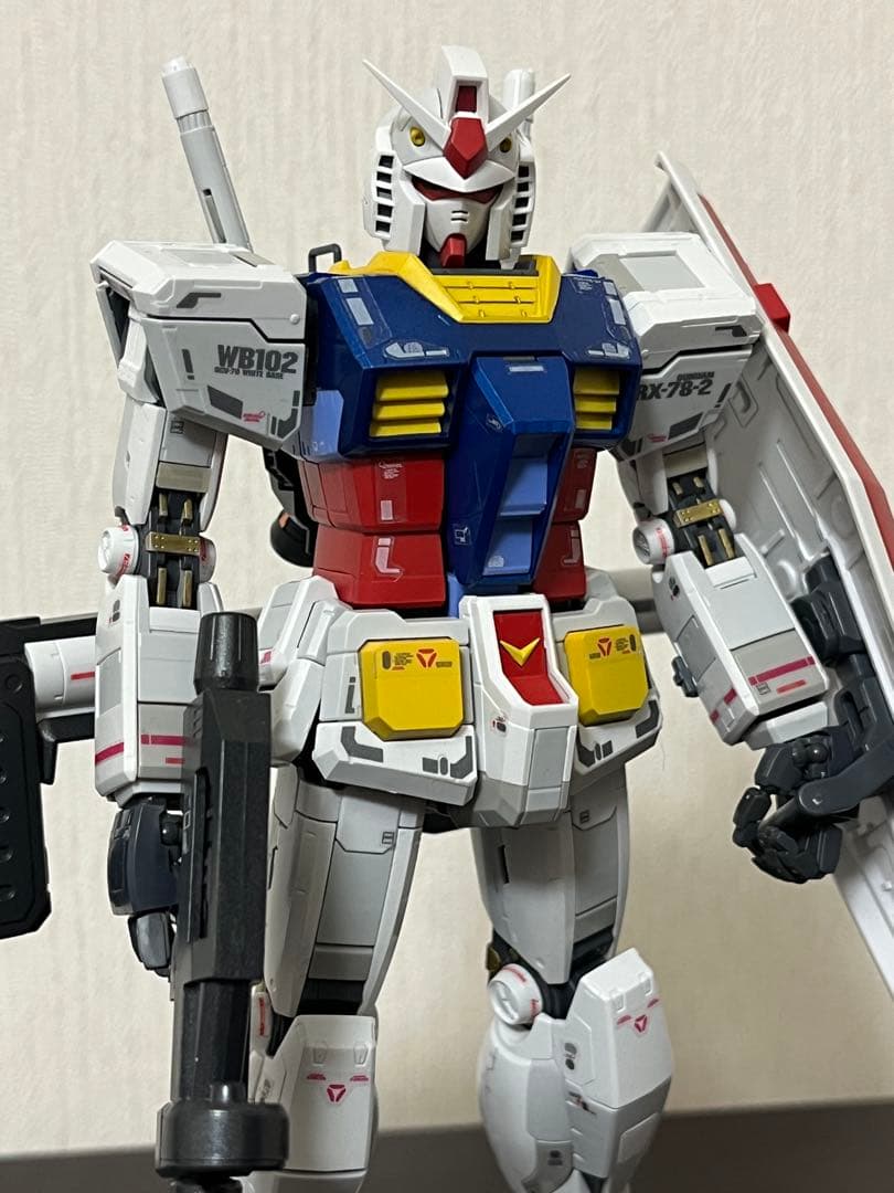 た*う様 MG RX-78-2 ガンダム 1/100 部分塗装完成品