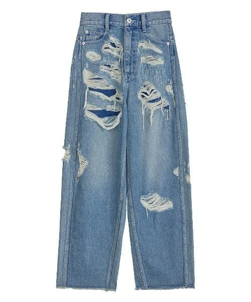パンツ AmeriVINTAGE UND HARD DAMAGE LOOSE DENIM