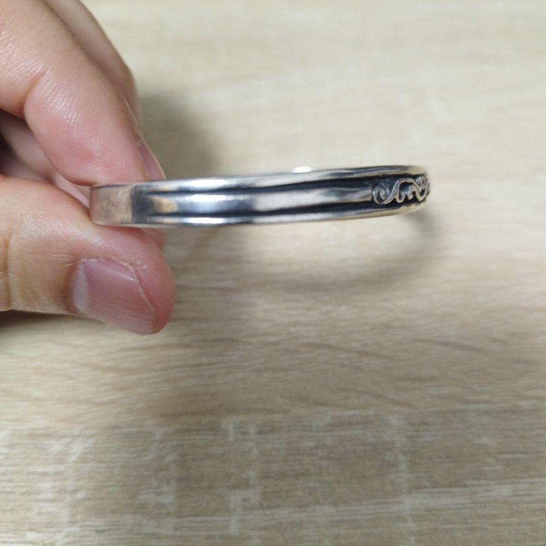 【レア】ビルウォールレザー　ウェーブバングル　スモール