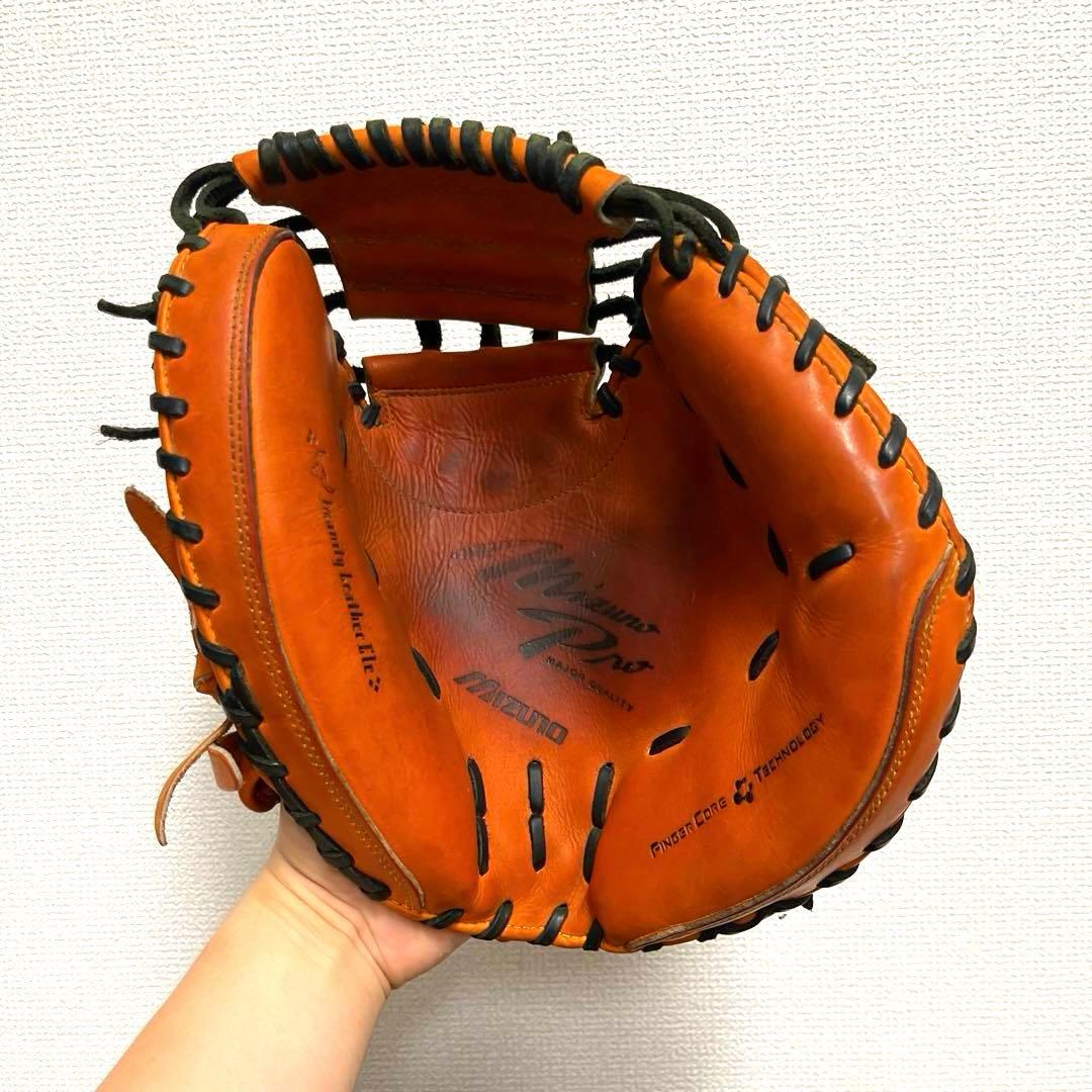 901 ミズノプロ 型抜群 即戦力 美品 硬式 キャッチャーミット