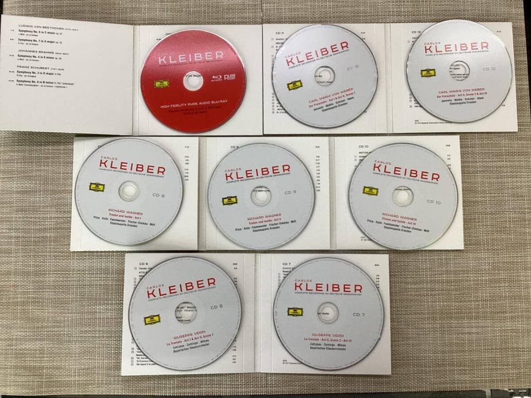 カルロス・クライバー／DG録音全集（12CD＋ブルーレイ・オーディオ）