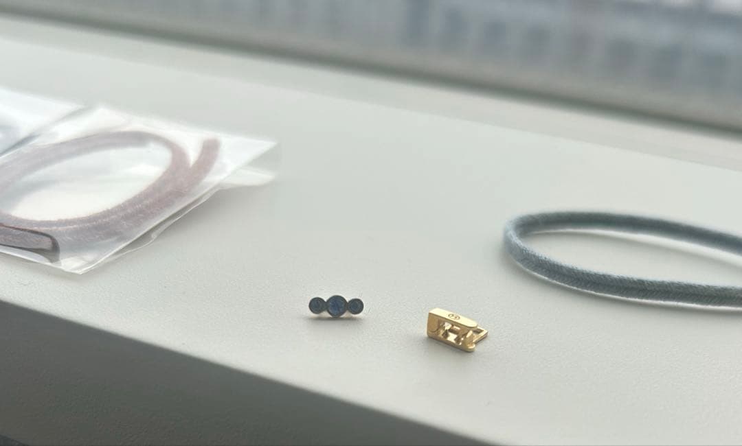 新品　 YANNIS SERGAKIS ブルーサファイアブレスレットと紐