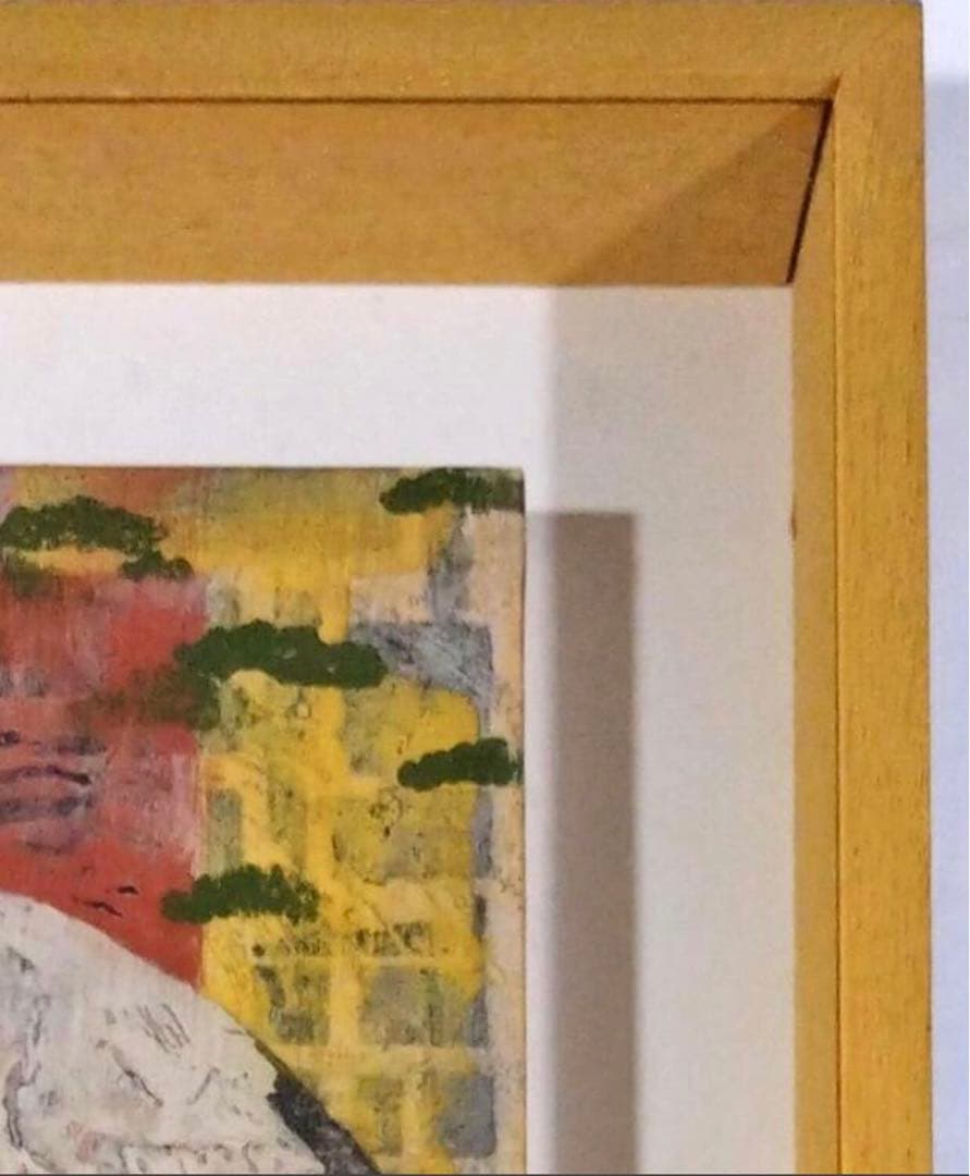 和田雄一「メデタキトリ」日本画 共シール付 個展多数作家 送込