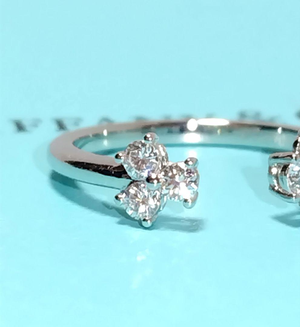 TIFFANY ティファニー Pt950 アリア 2P リング