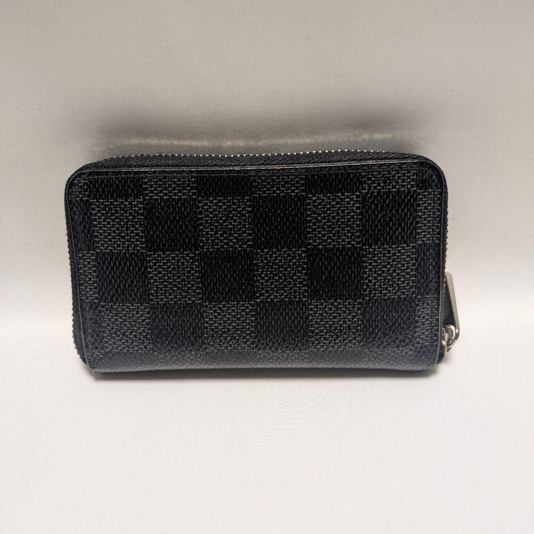 美品★ルイヴィトン ダミエ グラフィット ケース ミニ財布 ジッピー
